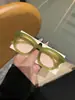 Gafas de Sol de Gama Alta para Mujer, Ins Gafas de Marco Pequeño Marrón, Forma Cóncava de Celebridad de Internet, Protector Solar y Artefacto de Maquillaje Nuevo Estilo 2025-
