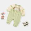 Ropa de otoño para bebé, ropa de bebé de estilo chino, mono bordado para bebé, ropa de primavera y otoño para recién nacidos, ropa para bebé