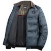 Comercio Transfronterizo Otoño e Invierno 2025 Abrigo de Algodón con Cuello Pequeño de Piel para Adultos Mayores Casual de Negocios Chaqueta de Algodón Estilo Coreano Chaqueta Acolchada de Algodón