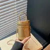 Bolso tipo cubo de nicho, efecto láser, acabado espejo de moda, mini bolso cubo redondo, bolso de hombro con cadena para mujer, bolso cruzado y bolso de mano