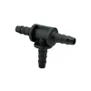 Conector de Três Vias Tipo T de Diâmetro Igual, Adaptador de Tubo de Nylon Automotivo, Conector de Três Vias ID6