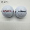 Amazon dupla branca prática bola golfe fabricantes cabelo liso em estoque bola em branco resistente para jogar bola de treinamento resistente ao desgaste