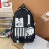 Mochila de Novo Estilo para Alunos do Ensino Fundamental II e Médio, Mochilas de Aparência Sofisticada para Meninas do 3º ao 6º Ano, Mochilas de Estilo Coreano e Universitário