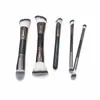 Set de 5 brochas de maquillaje de doble punta transfronterizo, brochas para base y rubor, brochas de contorno de cerdas suaves de tres colores, brochas para polvo suelto, herramientas de belleza de comercio exterior