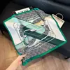Bufanda de Seda de Nuevo Estilo para Mujer, Moderna y Versátil, Pañuelo Cuadrado de 70 cm, Bufanda para el Cuello Estilo Coreano, Pañuelo Retro para Primavera y Otoño, Pañuelo para la Cabeza