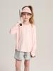Pudding Haru Roupas Infantis Camiseta Esportiva de Manga Comprida para Meninas 2025 Nova Roupa Infantil com Proteção Solar Camiseta Feminina Tesouro Solta Ventilada