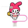 Capa de Canudo Cartoon Melody para Copo Stanley de 40oz, Capa de Canudo à Prova de Poeira, Capa de Poeira Decorativa de Silicone Hello Kitty
