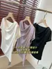 Camiseta de Verano 2026 Fluida, Drapeada, Fresca y Flexible, Transpirable, Recta, Forma de H, Plisado Irregular, Cuello Halter, Manga Corta