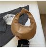 Xiaozhong Design Hand-woven Bag All-match Underarm Bag Mulheres High-end 2024 Novo ombro portátil Dumpling Bag