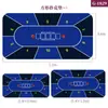 Tapete para Mesa de Póker Texas Hold'Em Las Vegas, Tela de Alta Calidad, Engrosado, Cómodo, Antideslizante, Resistente al Desgaste, Resistente a la Suciedad, Tapete para Mesa de Juegos de Cartas