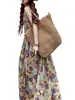 Vestido Chaleco de Algodón Estampado Francés Retro Verano 2026, Vestido Dulce Adelgazante de Corte A Fresco y Juvenil Estilo Coreano