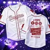 Camiseta de béisbol BTS más vendida a nivel internacional, mismo estilo que la mercancía oficial de BTS, corte holgado, casual, moderna, de manga corta