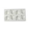 Molde de silicone para sobremesa mousse de amor de 8 peças, molde esférico para chocolate, molde para pudim, molde para gelo de gelatina, molde para vela