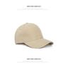 Boné de trabalho logo personalizado boné de aba reta versátil cor sólida simples topo profundo boné de beisebol com proteção solar masculino publicidade personalizado