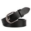 Fornecimento Transfronteiriço Amazon Ebay Cinto Largo Feminino de Couro Genuíno Versátil Couro de Vaca Fivela de Pino Cinto Decorativo Retrô Cinto
