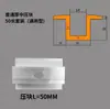 Acessórios Fotovoltaicos Componentes de Montagem de Painéis Solares Liga de Alumínio Grampo Central Grampo de Borda Suporte Conector Fixador