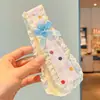 Diadema Mágica Infantil Floral Dulce de Ala Ancha con Cierre de Velcro para Fijar el Flequillo del Bebé y Recoger el Cabello Suelto