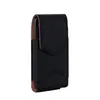 Funda de cuero vertical universal para colgar en la cintura para hombre, estilo de negocios, para llevar en el cinturón, tela Oxford, resistente al desgaste, bolsa de teléfono portátil