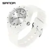 Sanda Popular de Moda Reloj de Agujas Examen Silencioso Todo Terreno Reloj para Estudiantes Infantil Luminoso Impermeable Reloj de Cuarzo