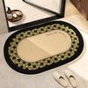 Tapetes de Chão para Banheiro, Tapetes Especiais para Vaso Sanitário, Tapetes de Chão Absorventes para Banheiro, Tapetes Antiderrapantes para Porta de Banheiro, Tapetes de Chão Antiderrapantes