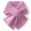 Bufanda nueva 100% cachemira pura cepillada con cuello cruzado para otoño e invierno, cálida y a prueba de frío, unisex, bufanda pequeña simple para el cuello