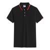 Camisa Polo de Algodón con Cuello Solapa Camiseta para Hombre Uniforme de Grupo de Trabajo Camisa con Logo Impreso Cuello de Camisa Tira Reflectante Manga Corta