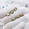 Dongzhou Gelo Frito Flor de Unha Diamante 8*6mm Pequeno Cristal de Rocha Fundo Pontiagudo Diamante Acessórios para Joias DIY Revestimento Flash Unha Diamante Pegajoso