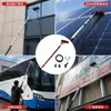 Herramienta de Limpieza de Paneles Fotovoltaicos Transfronteriza, Cepillo de Cepillado con Agua, Cepillo Limpiacristales, Poste Telescópico Extendido de Aleación de Aluminio Cepillo Fotovoltaico
