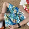 Pantalones Cortos de Playa Estilo Americano para Hombre, Pantalones Deportivos Finos de Verano de Cinco Puntos, Pantalones Largos Sueltos Modernos Casuales para Jóvenes