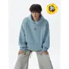 Otoño 2026 Nuevo Sudadera con Capucha de Color Uniforme para Hombre Peso Pesado Lavado a la Arena Bordado Vintage Corte Holgado Tallas Grandes Ropa Exterior
