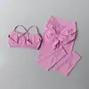 Traje Deportivo Cruzado Trasero de Punto Sin Costuras Transfronterizo Nuevo para Mujer, Ropa Transpirable de Secado Rápido para Running y Fitness para Mujer