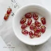 Cadena de Pulsera para Teléfono Móvil con Colgantes de Corazón y Copo de Nieve de Vidrio Checo Doméstico Pintado en Oro Retro Materiales para Manualidades Accesorios de Joyería