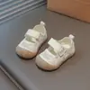 Zapatos de Cuero Nuevos de Primavera para Bebé 2026 Verano Zapatos Deportivos Transpirables de Malla para Niños Zapatos Versátiles de Moda para Niñas para Caminar