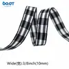 Cinta de Tela a Cuadros de 1 cm Materiales para Accesorios de Cabello DIY para Hacer Lazos, Ropa de Muñecas, Sombreros y Cintas para Envolver Regalos