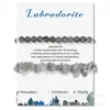 Pulsera de grava de piedra natural para tarjetas 2023 nueva moda femenina OL doble capa para hombres y mujeres pulsera de novias comercio exterior exclusivo