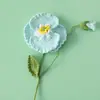 Tendência Nacional Dia das Mães Novo Produto Saia de Crochê com Fio Xuefei Galho de Flor de Papoula Grande Buquê Decoração de Flor Imortal para Quarto
