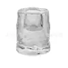 Tazas de Velas Simples Rayadas Ins Arreglo de Ambiente Vidrio Vela de Aromaterapia Taza de Vela Tarro Creativo Portavelas de Cera Adornos