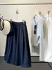 Pantalones casuales grises de pierna ancha cropped para mujer, nuevo estilo de otoño, cintura elástica con cordón, corte holgado, versátiles, con caída, pantalones de longitud media estilo japonés