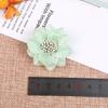 Encaje de flor de tela coreana 4.5cm peinado DIY accesorios hechos a mano horquilla accesorios material fabricantes horquilla