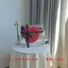 Caixa de Presente com Espelho de Rosa em Formato de Coração e Flor Eterna, Presente de Dia dos Namorados para Namorada, Melhor Amiga, Esposa, Presente de Aniversário