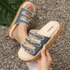 Sandalias Birkenstock Estilo Bosque Retro para Mujer Ropa de Exterior 2025 Nuevo Verano Versátil Estilo Hada Suela Gruesa Chanclas de Playa