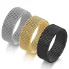 Moda Europea y Americana Japonesa y Coreana Estilo Clásico Anillo de Malla Anillo de Pareja de Malla Fábrica de Origen Ventaja de Precio en Grandes Cantidades