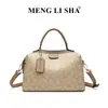 Bolsa feminina transfronteiriça 2026 nova moda simples bolsa de mão estampada bolsa almofada moderna versátil bolsa de ombro transversal hobo