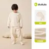 Roupa de casa antiestática Dudu para crianças, pijamas de outono para meninos, roupas de outono e inverno para meninas, roupas de bebê