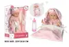 Juguetes de comercio exterior muñeca de renacimiento nueva muñeca recién nacida de 12 pulgadas traje con manta almohada biberón