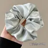 Elástico de Cabelo Oversized Estilo Coreano Intestino de Porco, Corda de Cabelo Versátil com Renda de Bolinhas, Elástico para Rabo de Cavalo Alto, Elástico de Borracha, Acessório de Cabelo de Alta Qualidade