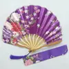 Leque Kimono Requintado Leque de Quilha de Cetim Leque de Concha Leque de Kimono Estilo Japonês
