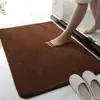 Tapete de chão absorvente para banheiro, capacho de entrada de banheiro, tapete espesso, lavável à máquina, atacado