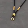 Collar de Cuerda Trenzada a Mano con Colgante de Mantra de Seis Caracteres Grueso Cuerda para Colgante Cordón Cuerda para Colgante de Hombre Tarjeta de Buda Tarjeta Thangka Tarjeta de Da Igual