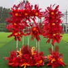 Flores Grandes de Chão para Casamento Flores de Seda Flores Decorativas Flores para Palco T Corredor Flores Penduradas Flores de Casamento Fundo de Flores
